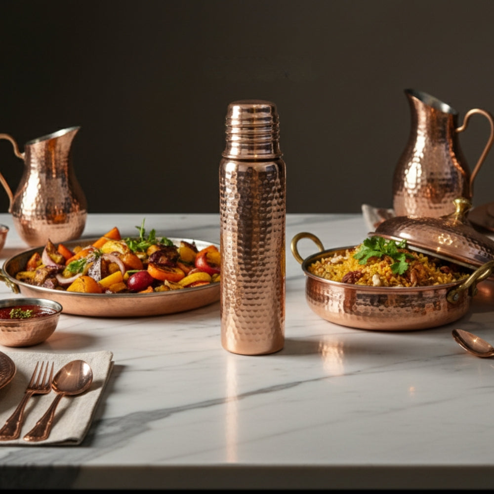 Şifane Saf Bakır Matara