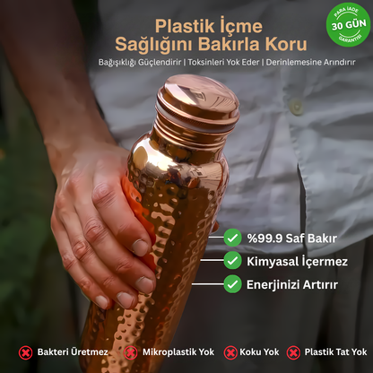 Şifane Saf Bakır Matara